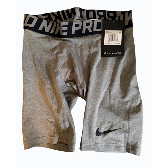 NIKE PRO DRI-FIT TRAINING SHORTS - GRAY MSRP $30 - NEW MEN'S XS - Picture 1 of 5
